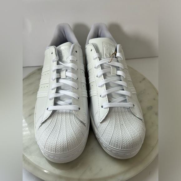 BRAND NEW Classic adidas Superstar Footwear Triple White - Size 12.0 US RUN DMC - Picture 5 of 10